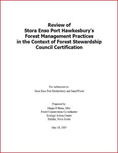 Stora report front page